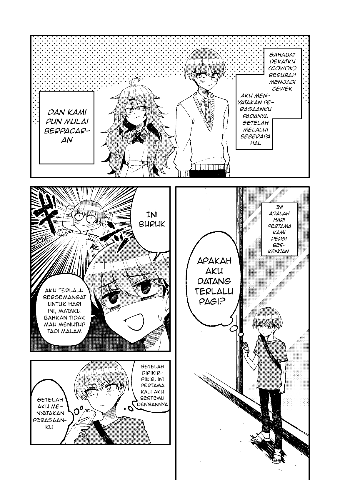 When I Woke Up, I Was A Girl Chapter 05 Bahasa Indonesia