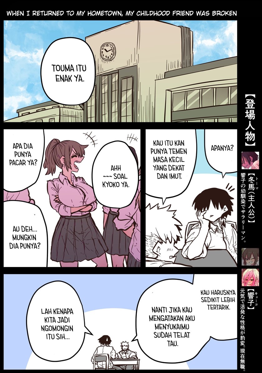 When I Returned to My Hometown, My Childhood Friend was Broken chapter 22