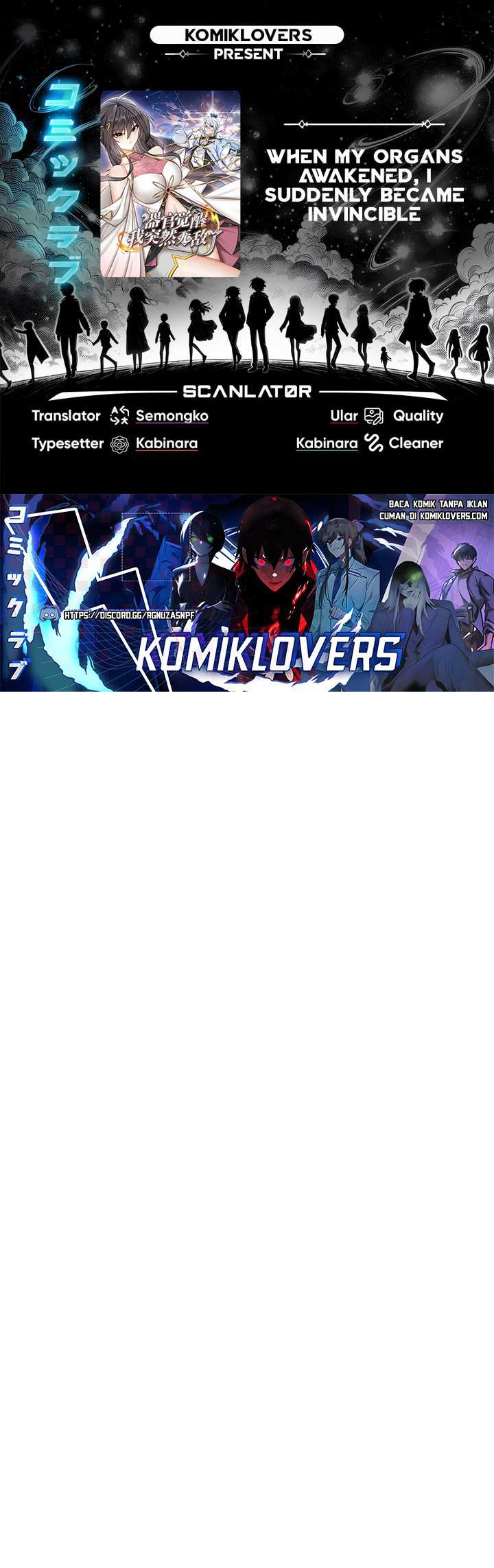 When My Organs Awakened, I Suddenly Became Invincible Chapter 07 Bahasa Indonesia