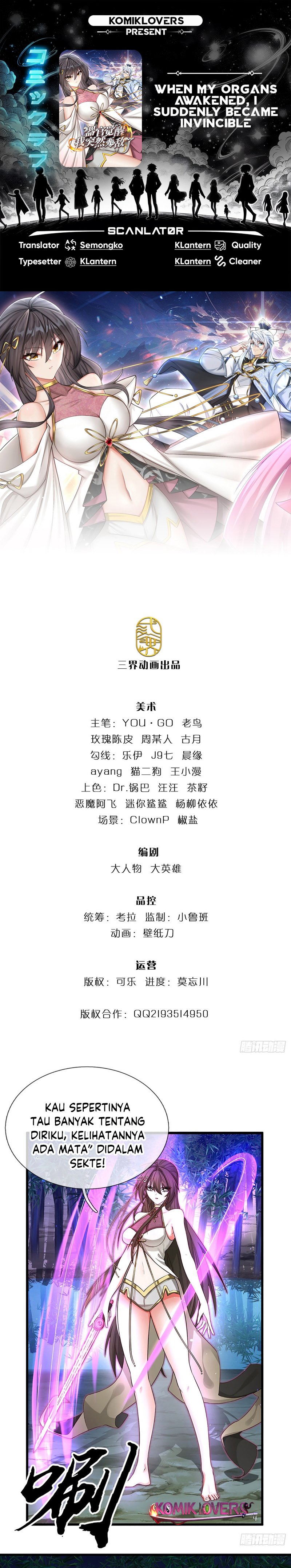 When My Organs Awakened, I Suddenly Became Invincible Chapter 10 Bahasa Indonesia