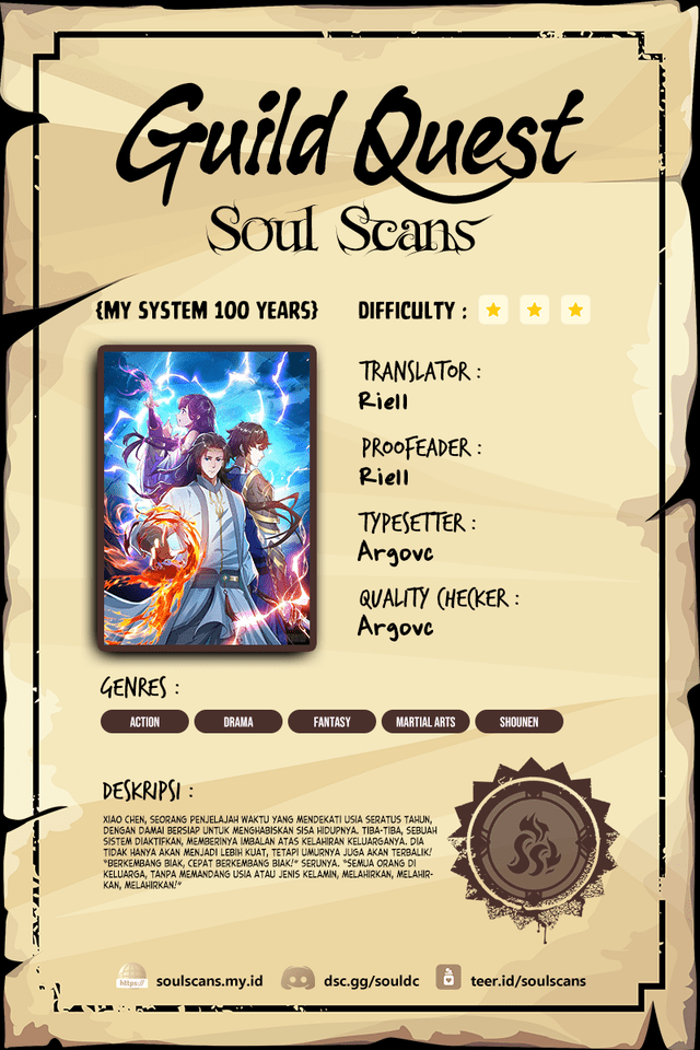 When The System Opens After The Age Of 100, All Grandchildren Kneel Upon The Mountains! Chapter 09 Bahasa Indonesia