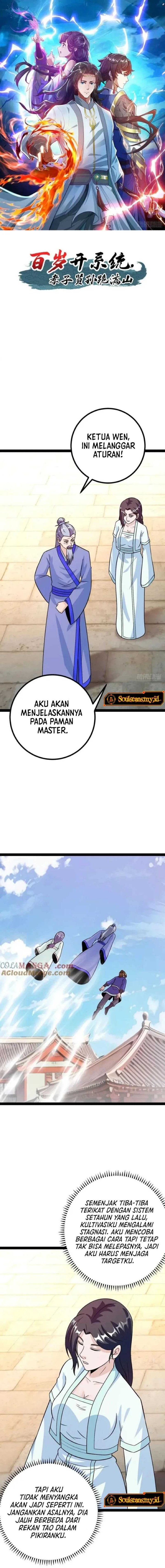 When The System Opens After The Age Of 100, All Grandchildren Kneel Upon The Mountains! Chapter 56 Bahasa Indonesia