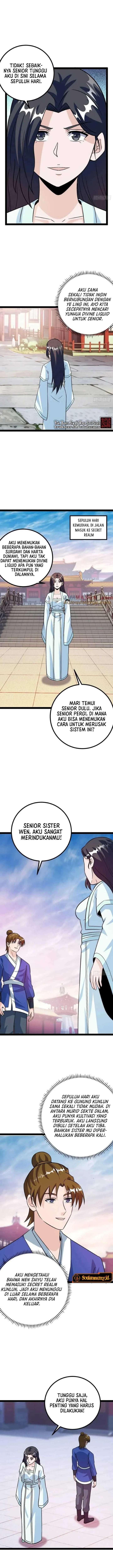 When The System Opens After The Age Of 100, All Grandchildren Kneel Upon The Mountains! Chapter 56 Bahasa Indonesia
