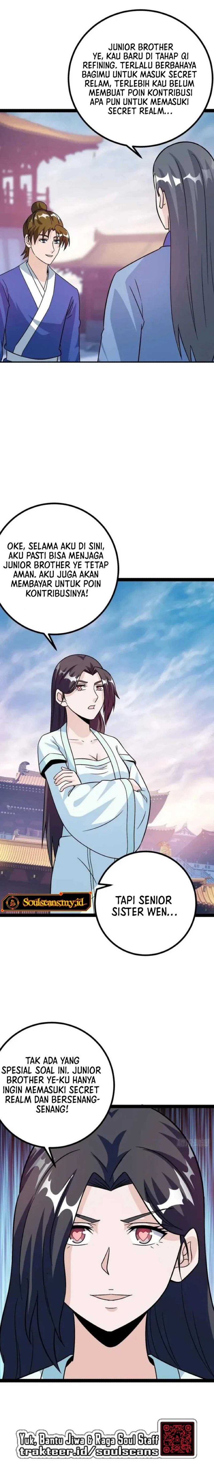 When The System Opens After The Age Of 100, All Grandchildren Kneel Upon The Mountains! Chapter 56 Bahasa Indonesia