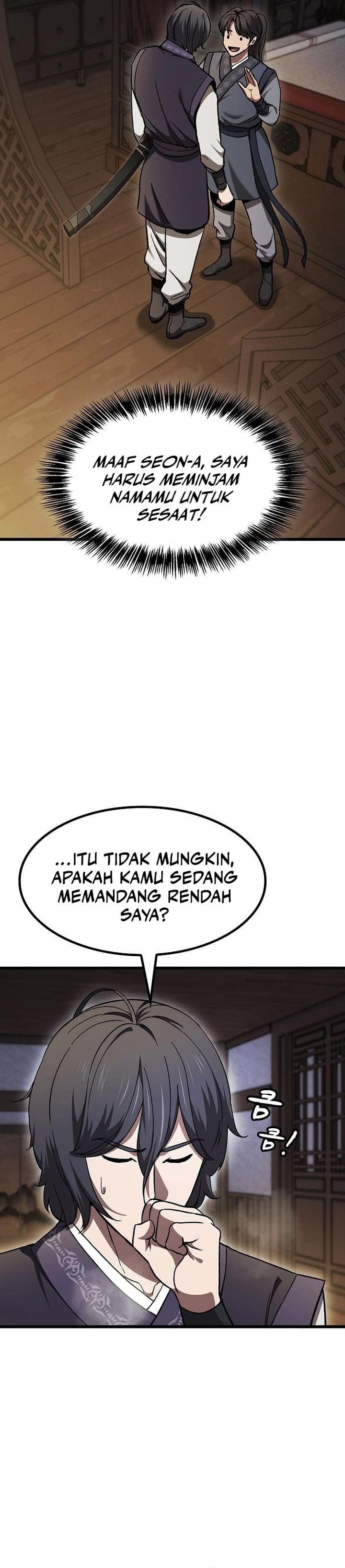 Who’s threatening you with a knife to make you a Heavenly Demon? Chapter 11 Bahasa Indonesia