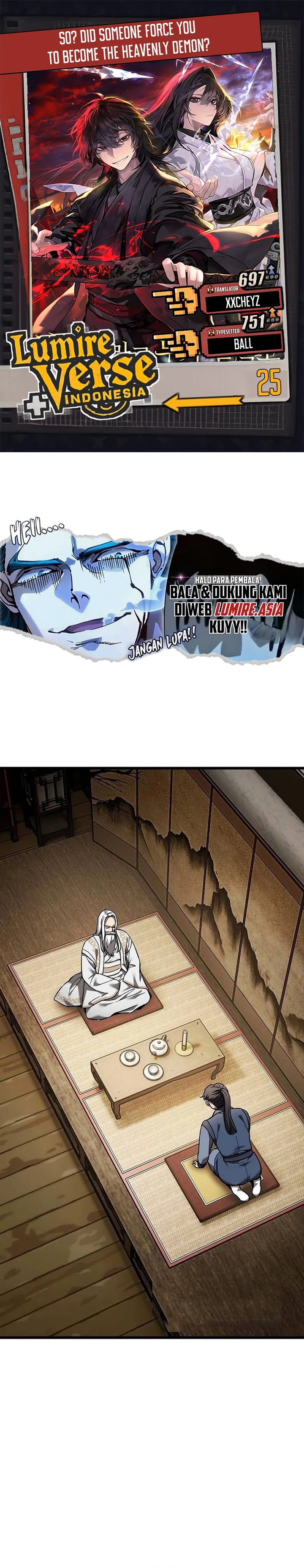 Who’s threatening you with a knife to make you a Heavenly Demon? (Did Someone Force You to Become the Heavenly Demon?) chapter 25