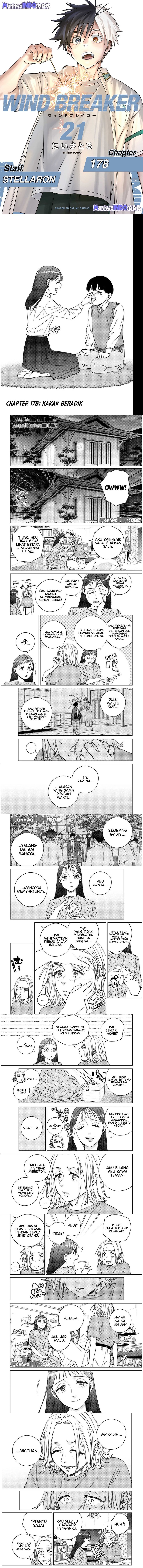 Wind Breaker (NII Satoru) Chapter 178 Bahasa Indonesia