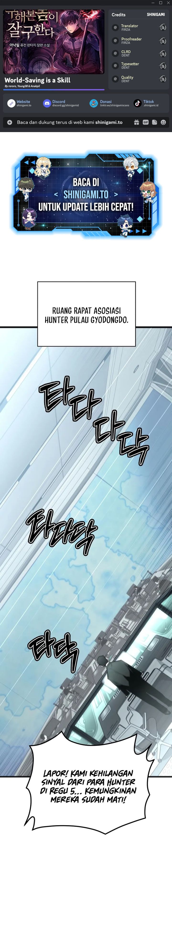 World-Saving Is A Skill Chapter 06 Bahasa Indonesia