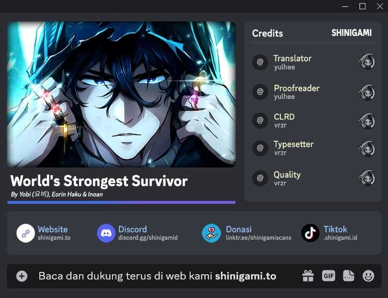 World’s Strongest Survivor Chapter 19 Bahasa Indonesia