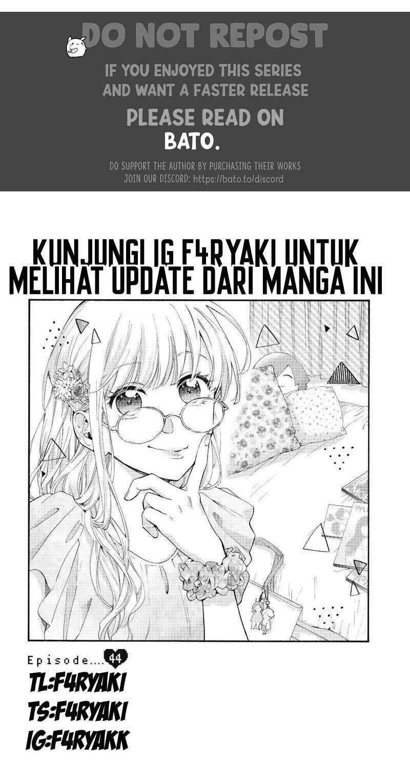 Wotaku ni Koi wa Muzukashii Chapter 44 Bahasa Indonesia