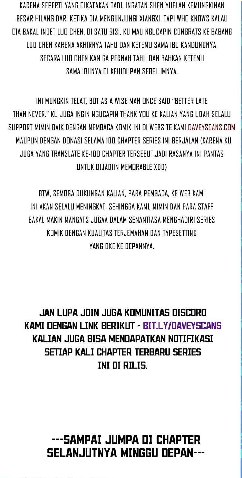 Xianzun Luowuji Chapter 102 Bahasa Indonesia