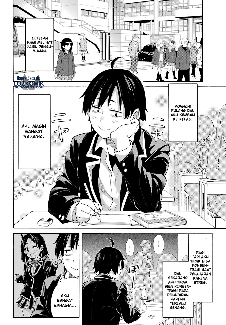 Yahari Ore no Seishun Love Comedy wa Machigatteiru.: Monologue chapter 68