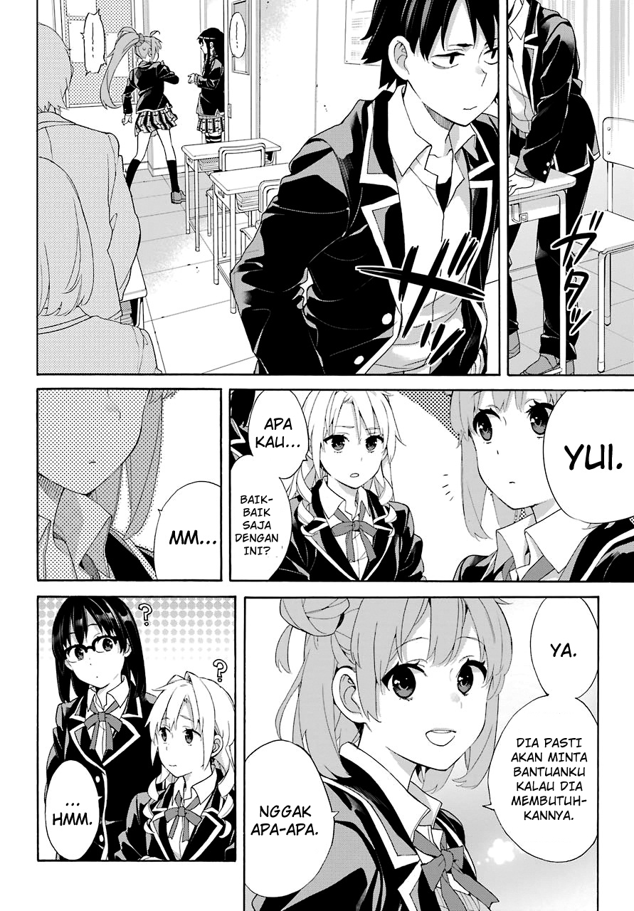 Yahari Ore no Seishun Love Comedy wa Machigatteiru.: Monologue chapter 68