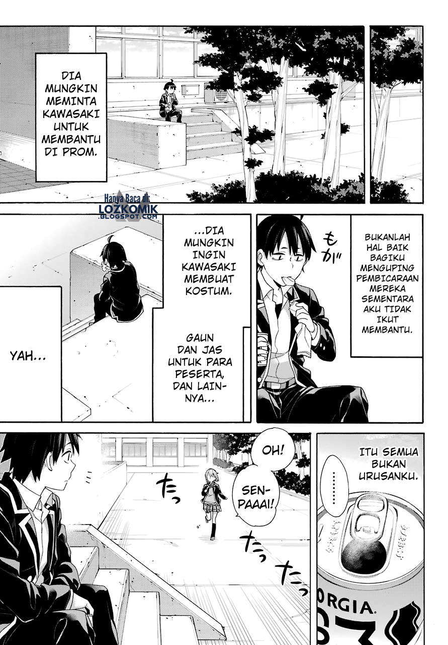Yahari Ore no Seishun Love Comedy wa Machigatteiru.: Monologue chapter 68