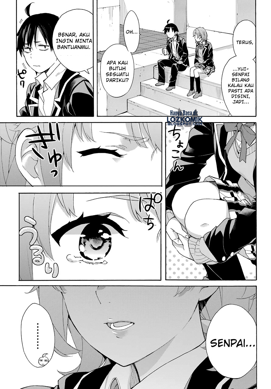 Yahari Ore no Seishun Love Comedy wa Machigatteiru.: Monologue chapter 68