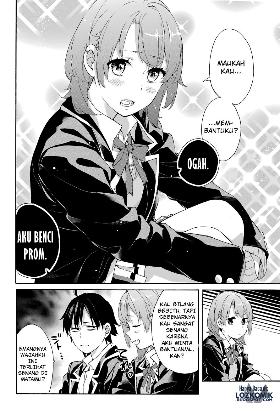 Yahari Ore no Seishun Love Comedy wa Machigatteiru.: Monologue chapter 68