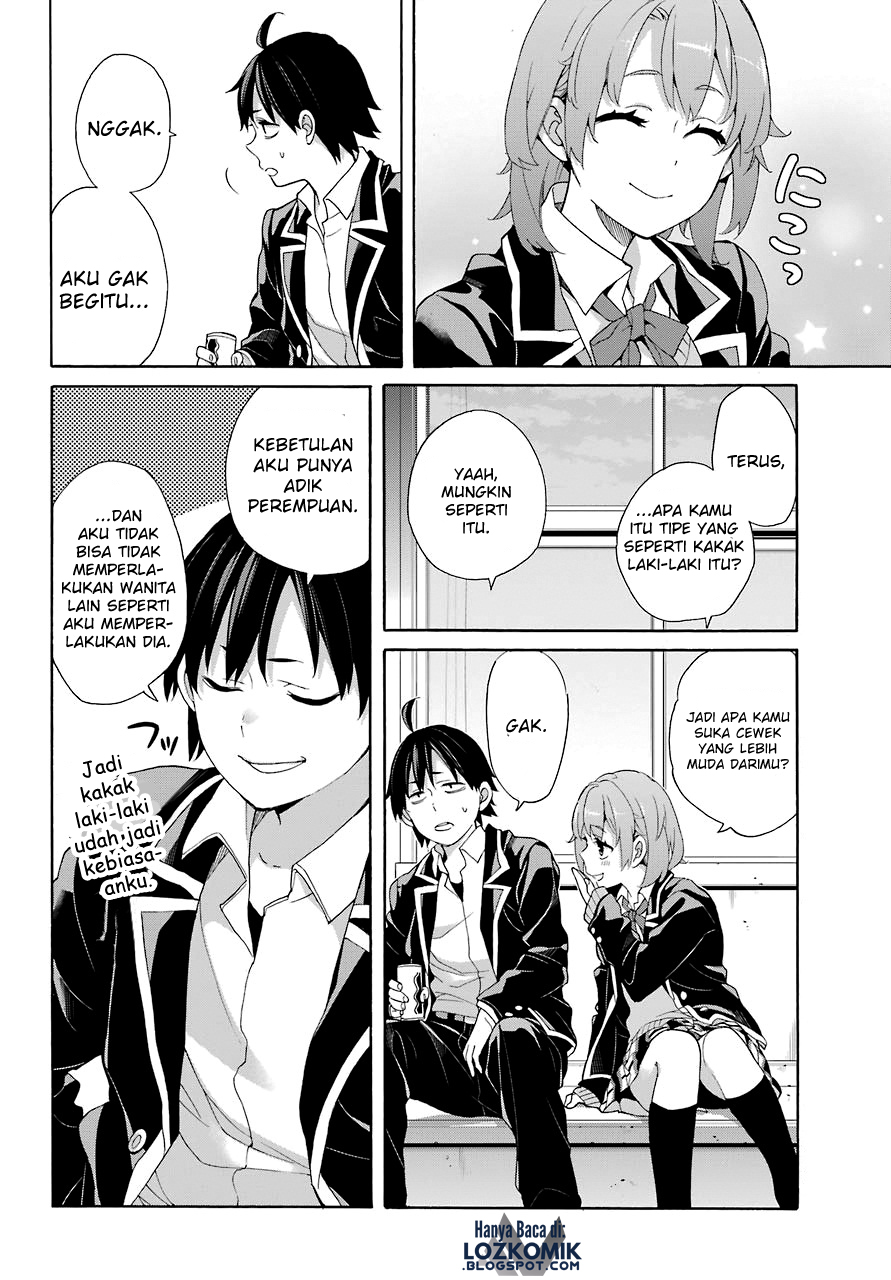 Yahari Ore no Seishun Love Comedy wa Machigatteiru.: Monologue chapter 68