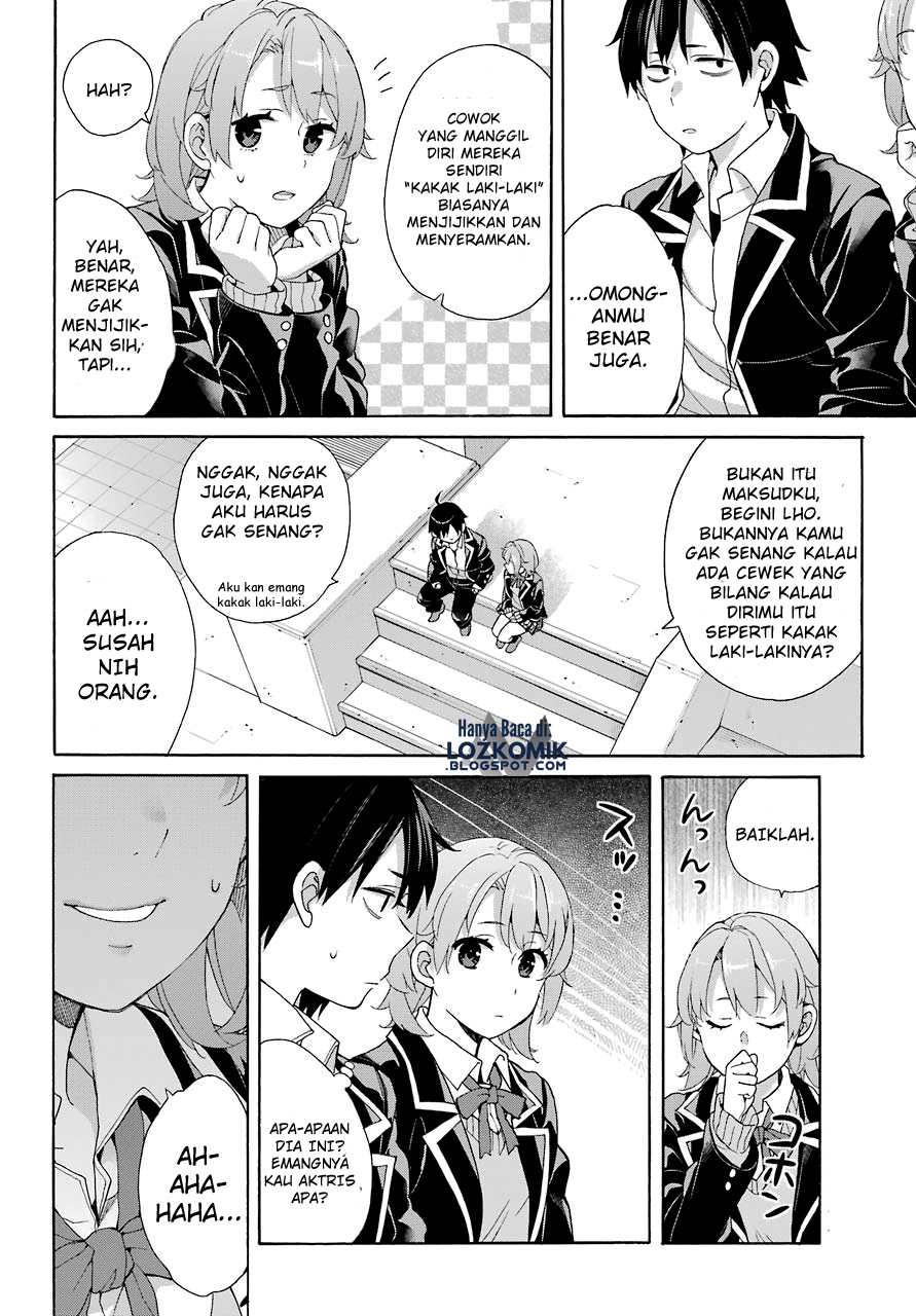 Yahari Ore no Seishun Love Comedy wa Machigatteiru.: Monologue chapter 68