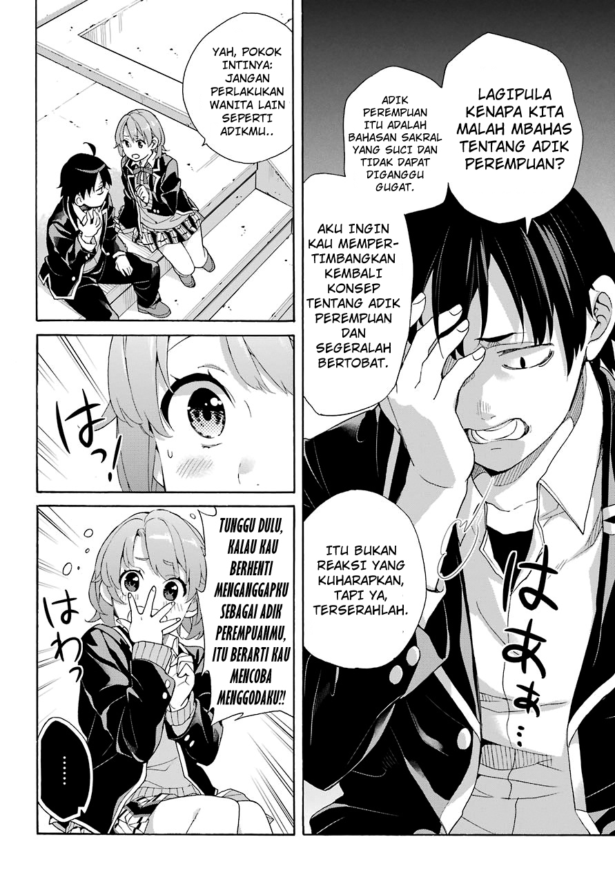 Yahari Ore no Seishun Love Comedy wa Machigatteiru.: Monologue chapter 68