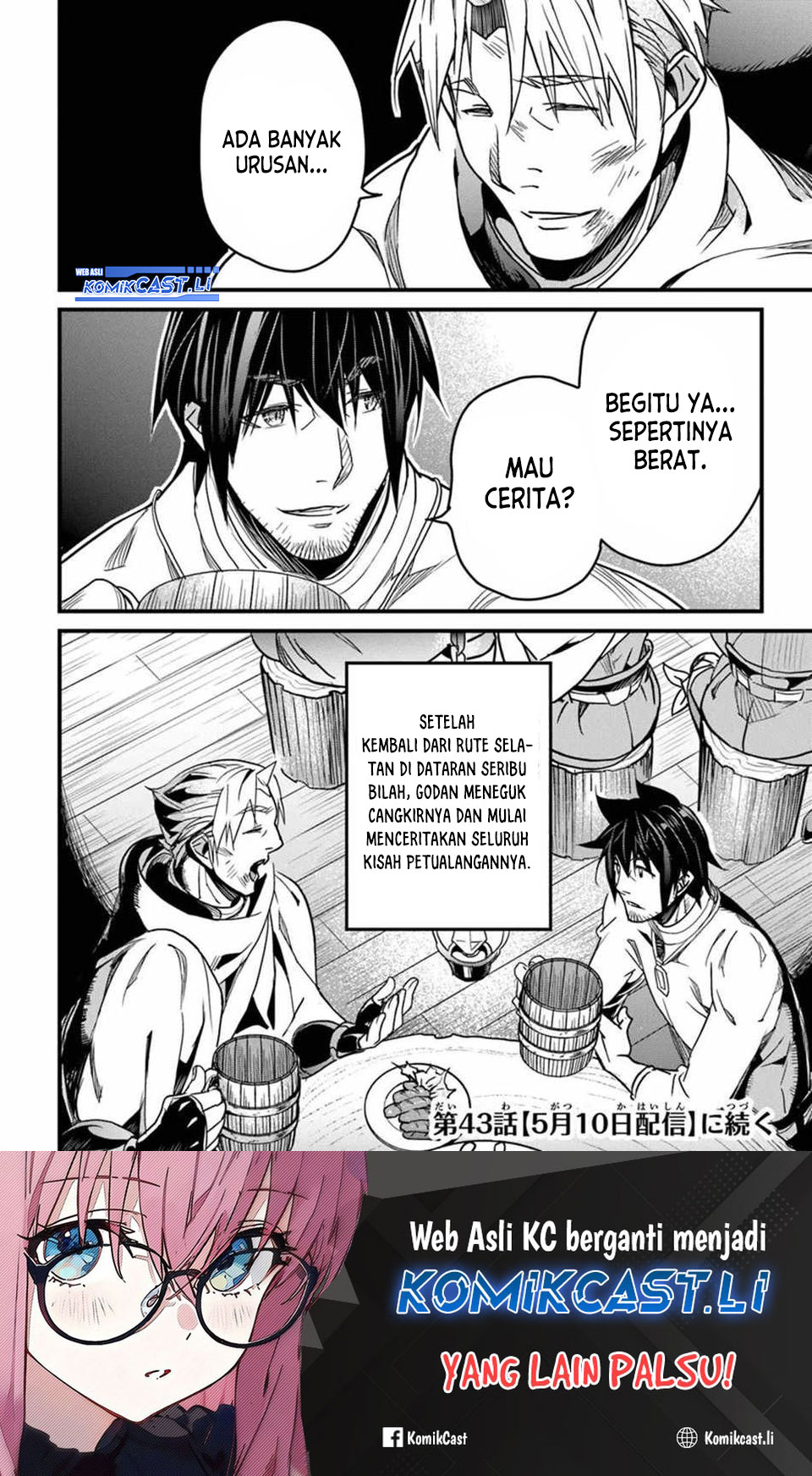 Yakudatazu Skill ni Jinsei o Sosogikomi 25-nen, Imasara Saikyou no Boukentan Midori Kashi no Akira Chapter 42 Bahasa Indonesia