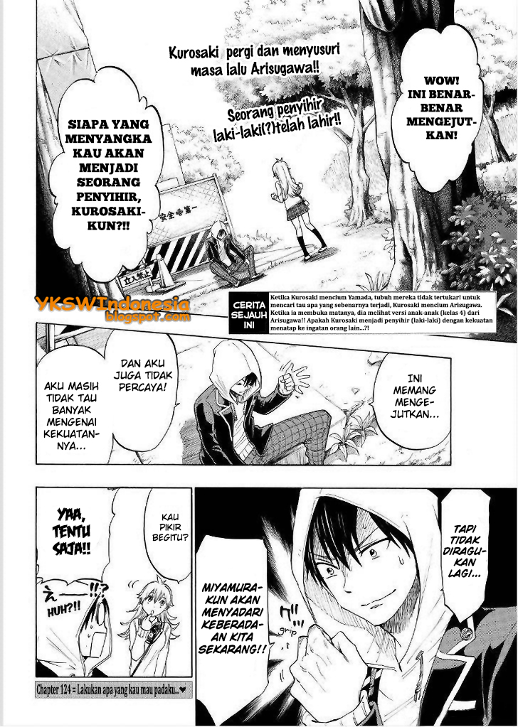 Yamada-kun to 7-nin no Majo chapter 124