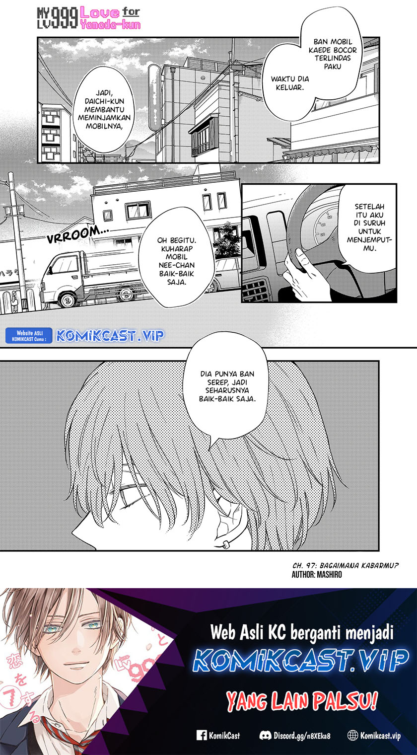 Yamada-kun to Lv999 no Koi wo Suru Chapter 97 Bahasa Indonesia