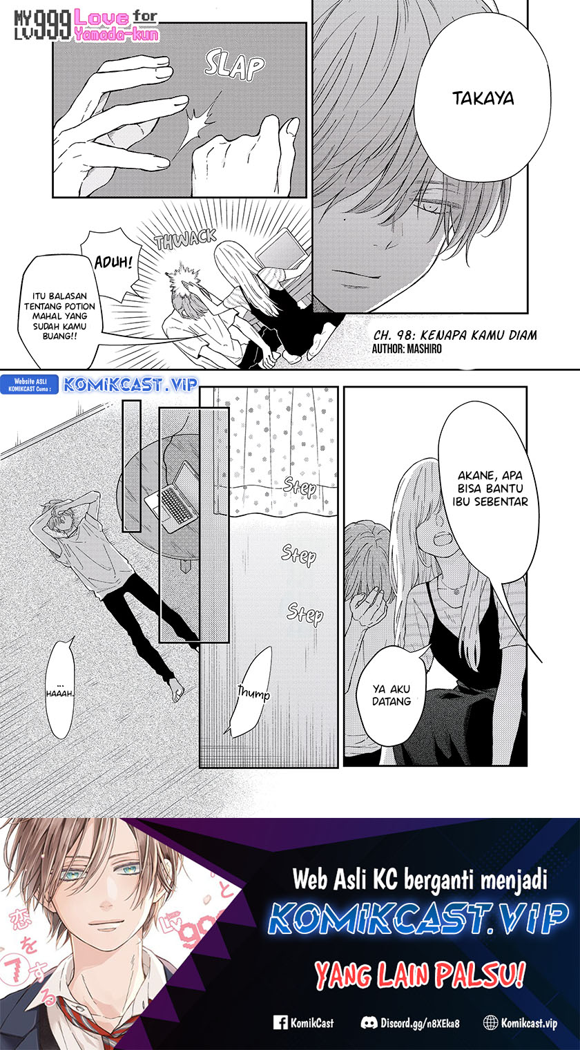 Yamada-kun to Lv999 no Koi wo Suru Chapter 98 Bahasa Indonesia