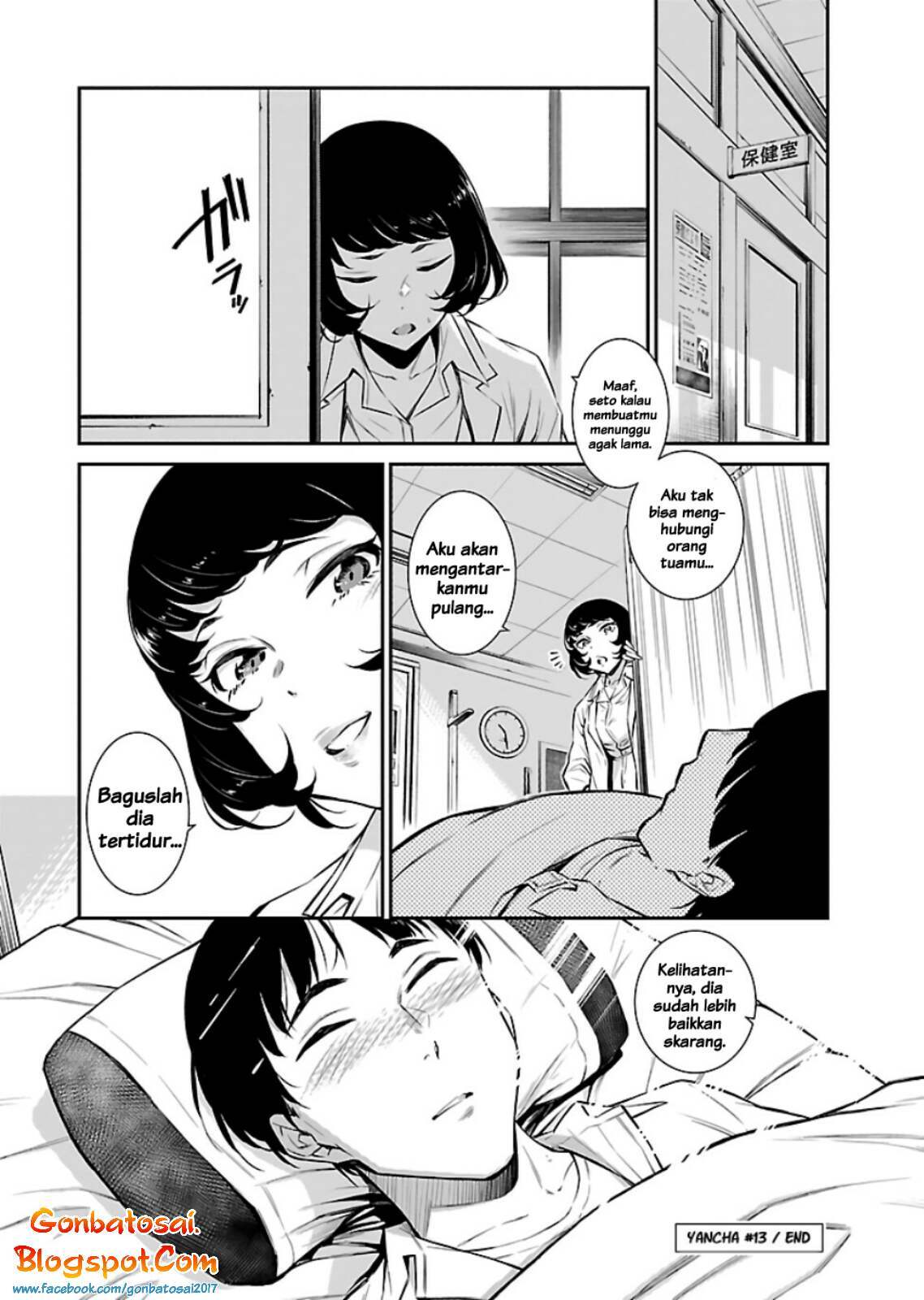 Yancha Gal no Anjou-san Chapter 13 Bahasa Indonesia
