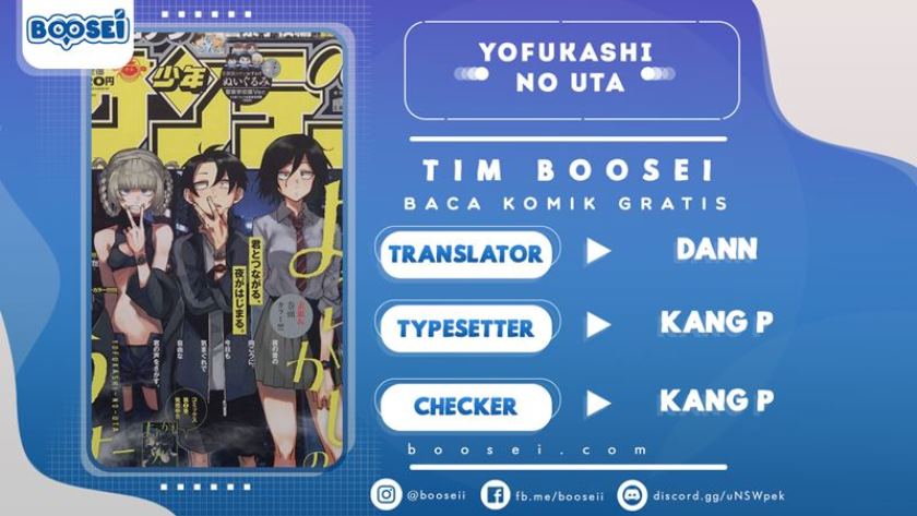 Yofukashi no Uta Chapter 69 Bahasa Indonesia