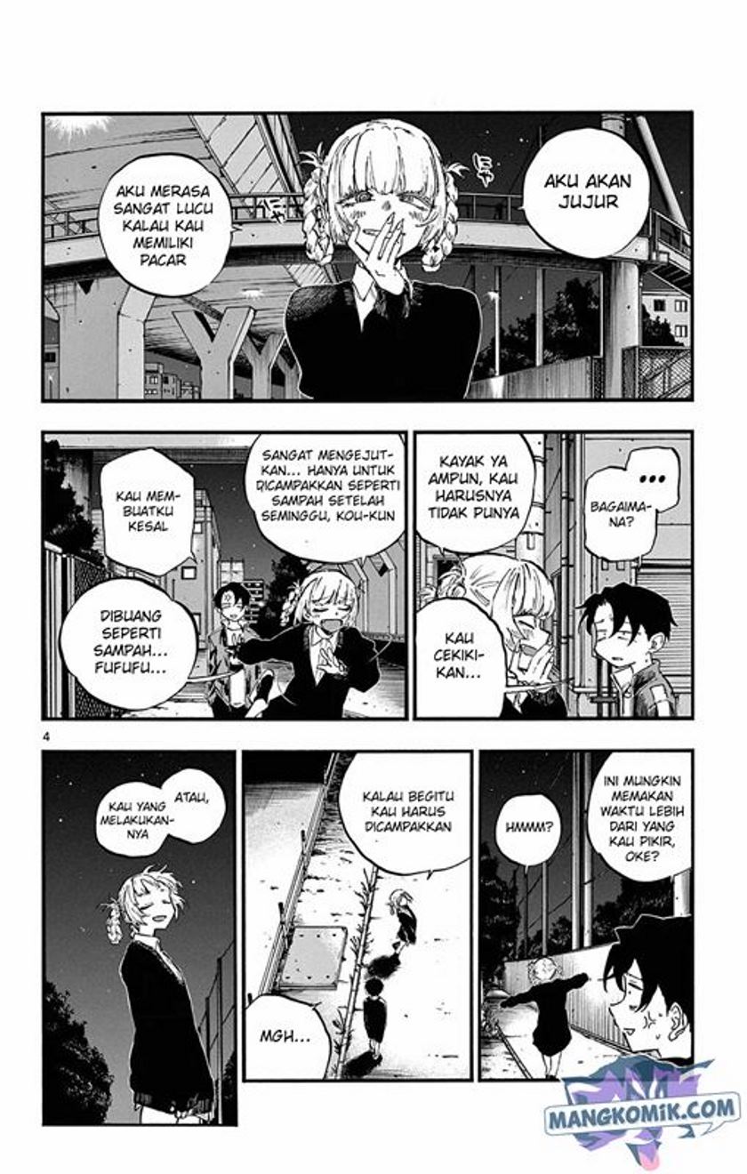 Yofukashi no Uta Chapter 73 Bahasa Indonesia