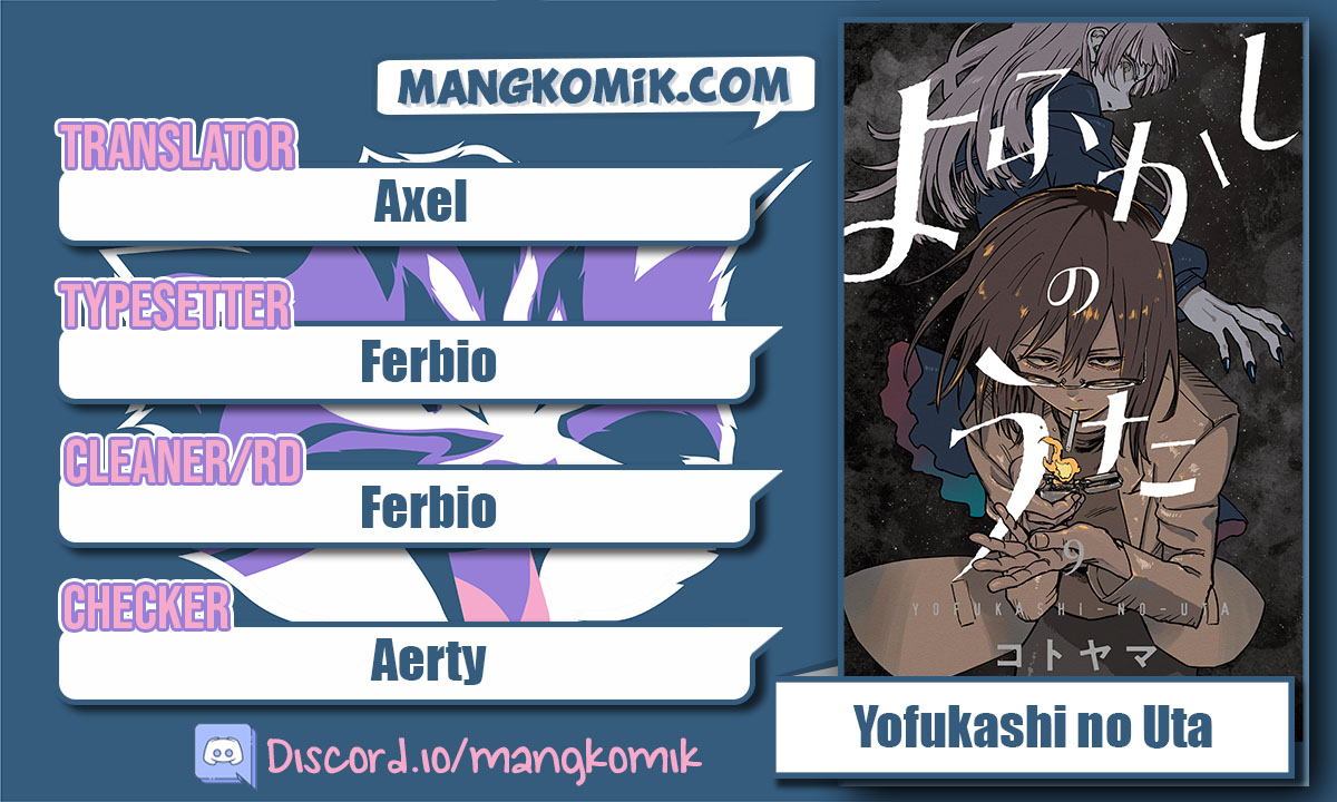 Yofukashi no Uta Chapter 106 Bahasa Indonesia