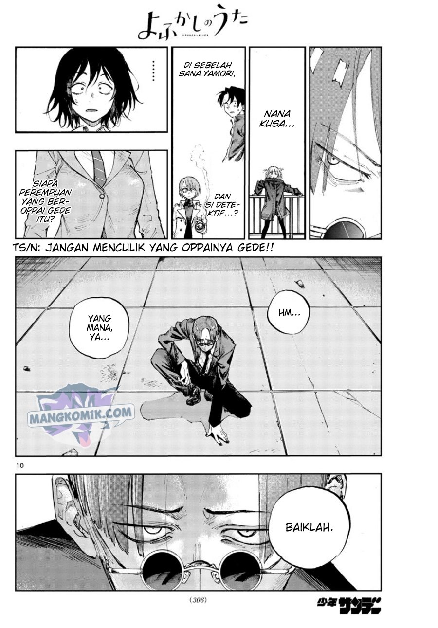 Yofukashi no Uta chapter 111