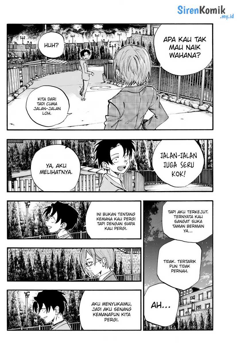 Yofukashi no Uta Chapter 182 Bahasa Indonesia