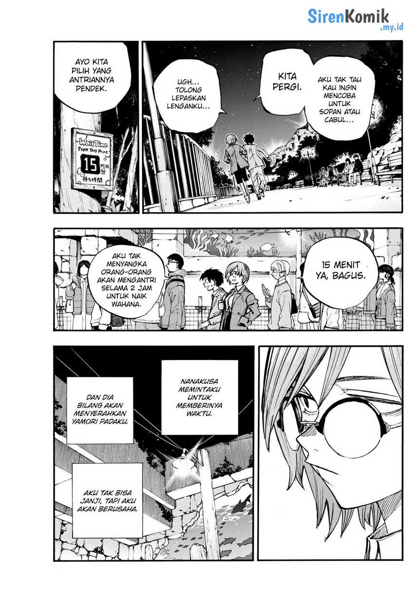 Yofukashi no Uta Chapter 182 Bahasa Indonesia
