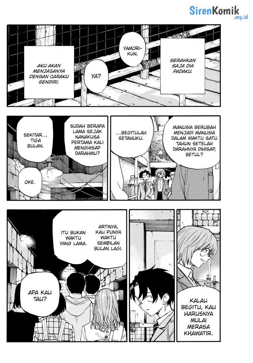 Yofukashi no Uta Chapter 182 Bahasa Indonesia