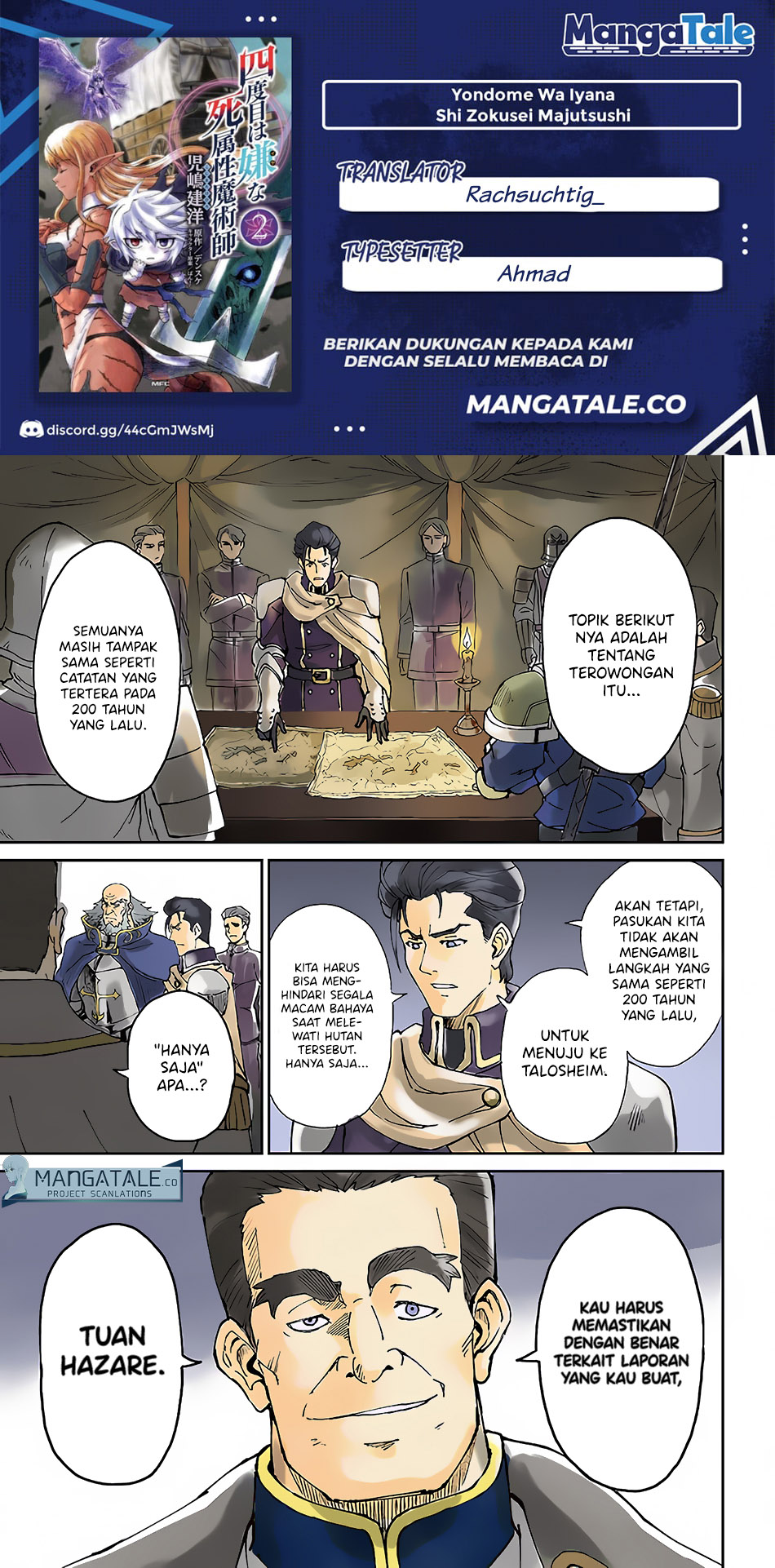 Yondome wa Iya na Shizokusei Majutsushi Chapter 42 Bahasa Indonesia