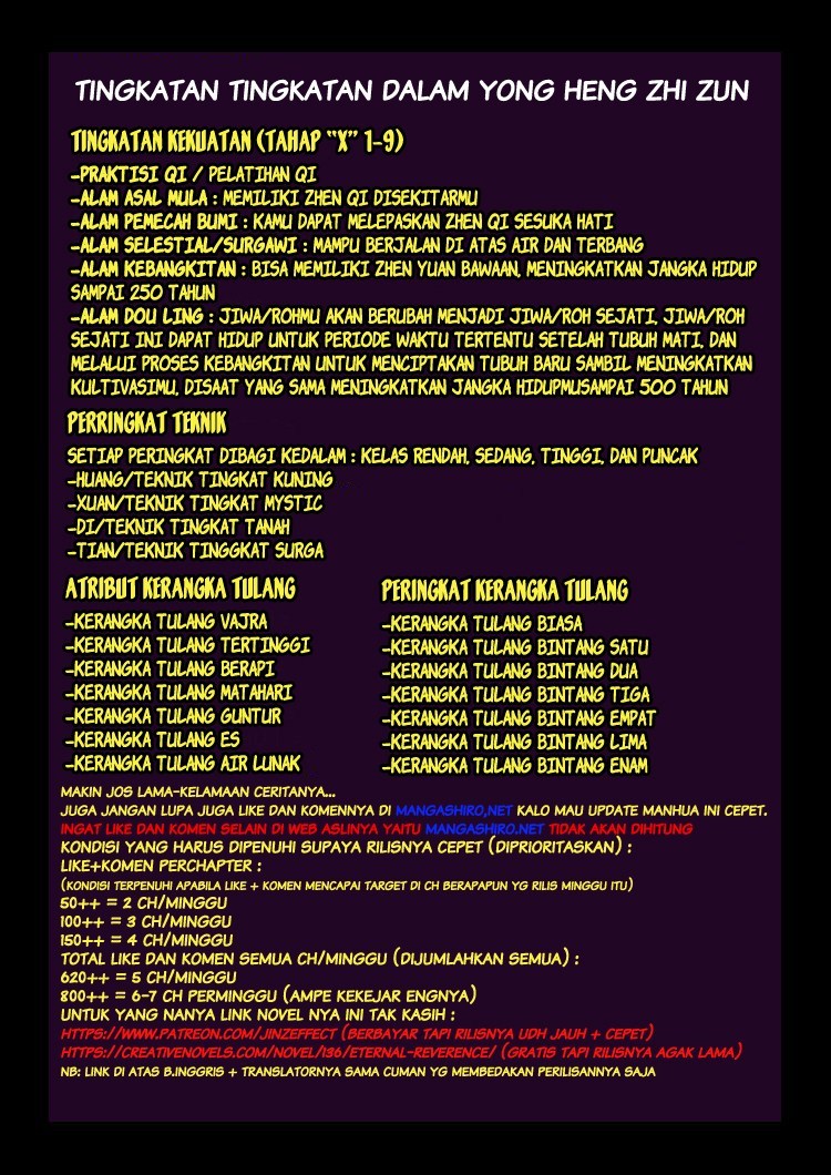 Yong Heng Zhi Zun Chapter 71 Bahasa Indonesia