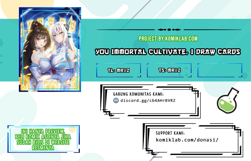You Immortal Cultivate, I Draw Cards chapter 21