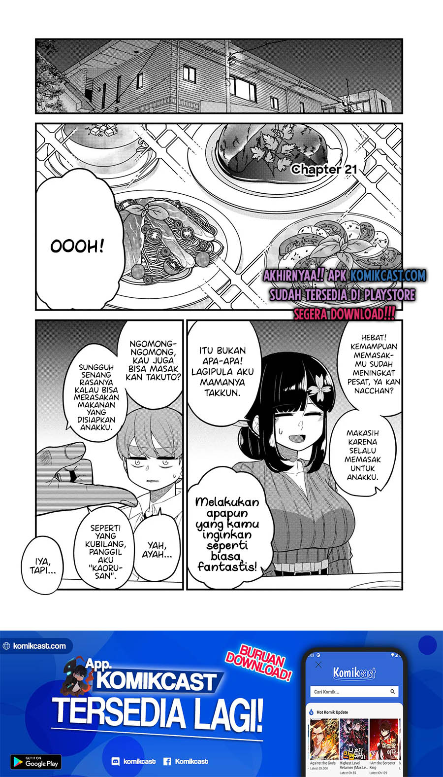 You Don’t Want Childhood Friend As Your Mom? Chapter 21 Bahasa Indonesia