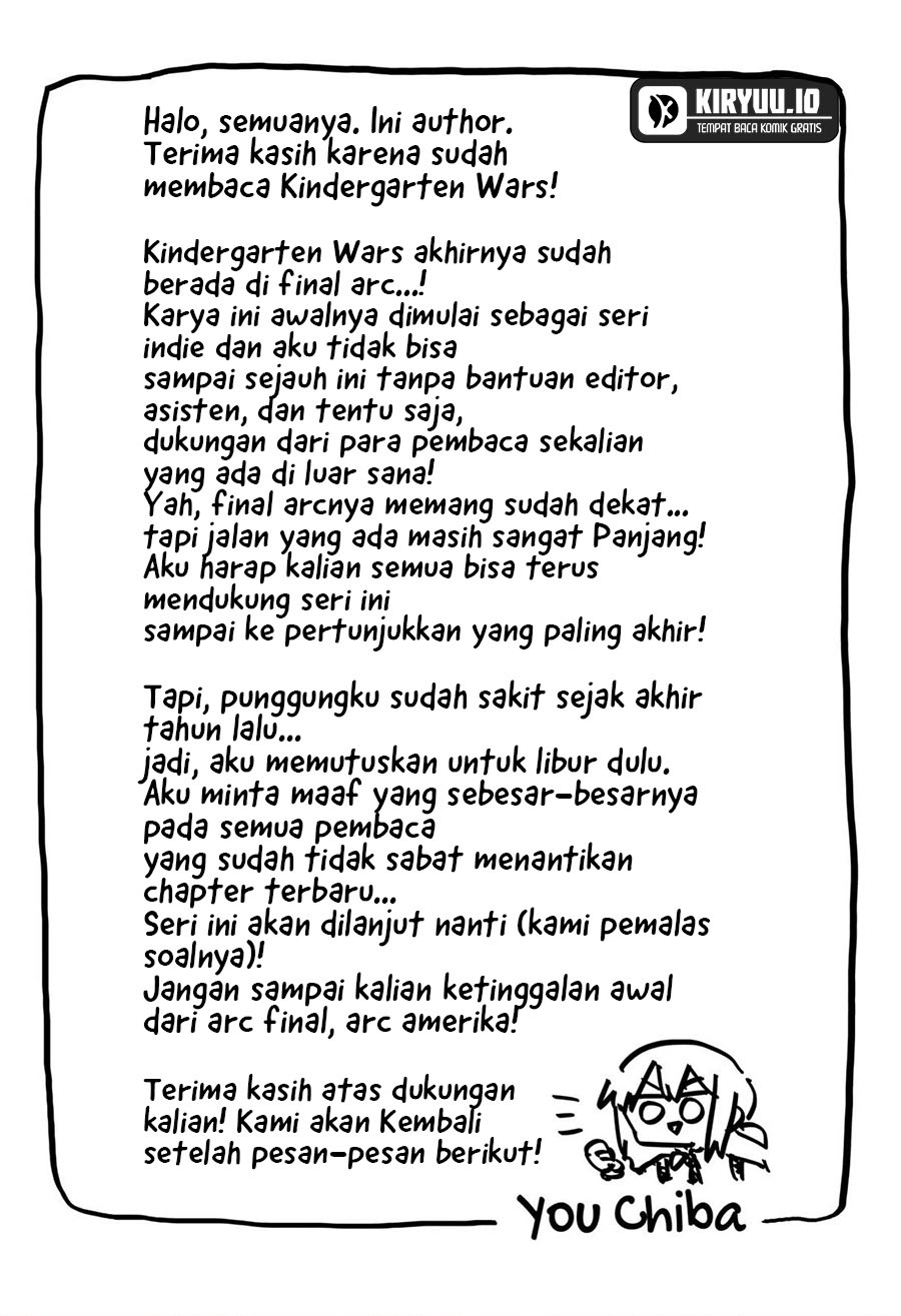 Youchien Wars Chapter 102 Bahasa Indonesia