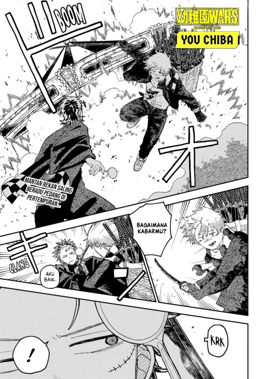 Youchien Wars Chapter 116 Bahasa Indonesia