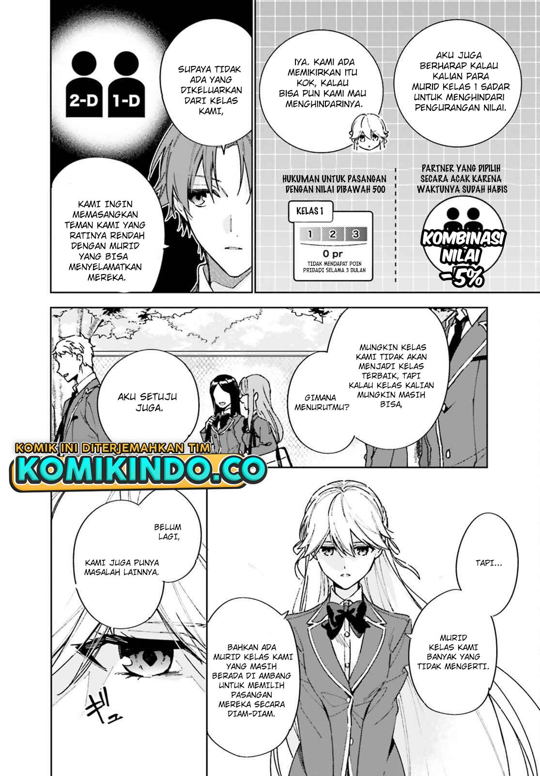 Youkoso Jitsuryoku Shijou Shugi no Kyoushitsu e: 2-nensei-hen Chapter 06 Bahasa Indonesia