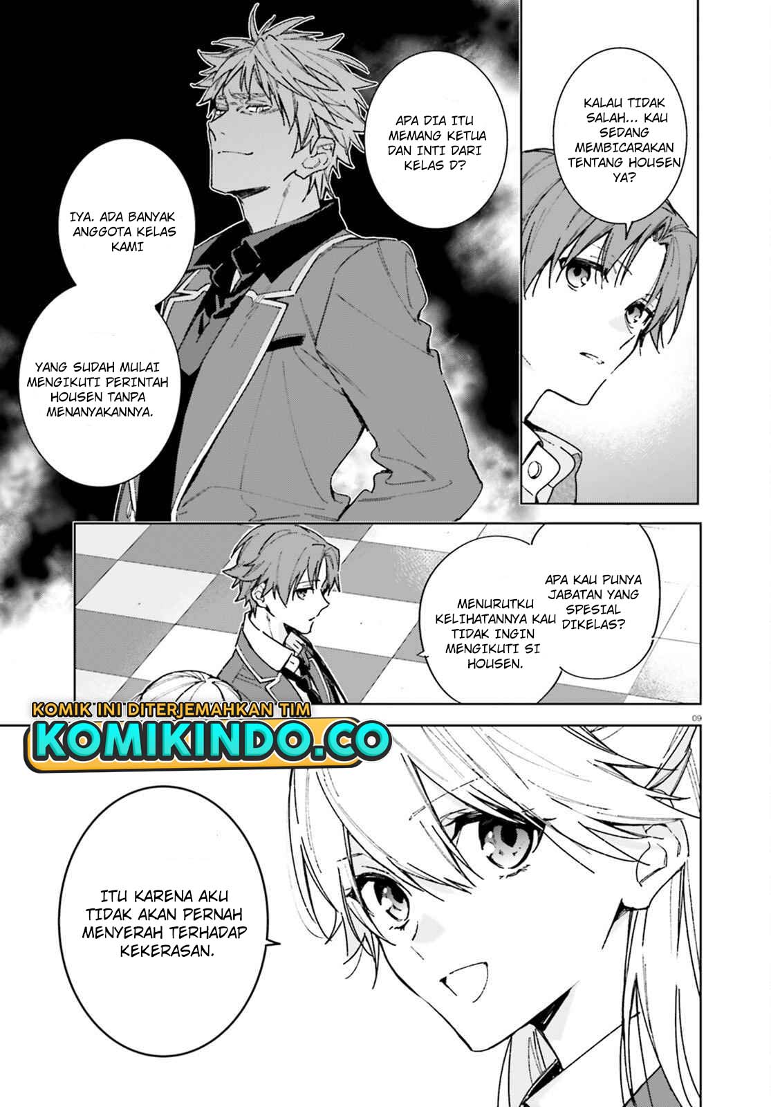 Youkoso Jitsuryoku Shijou Shugi no Kyoushitsu e: 2-nensei-hen Chapter 06 Bahasa Indonesia