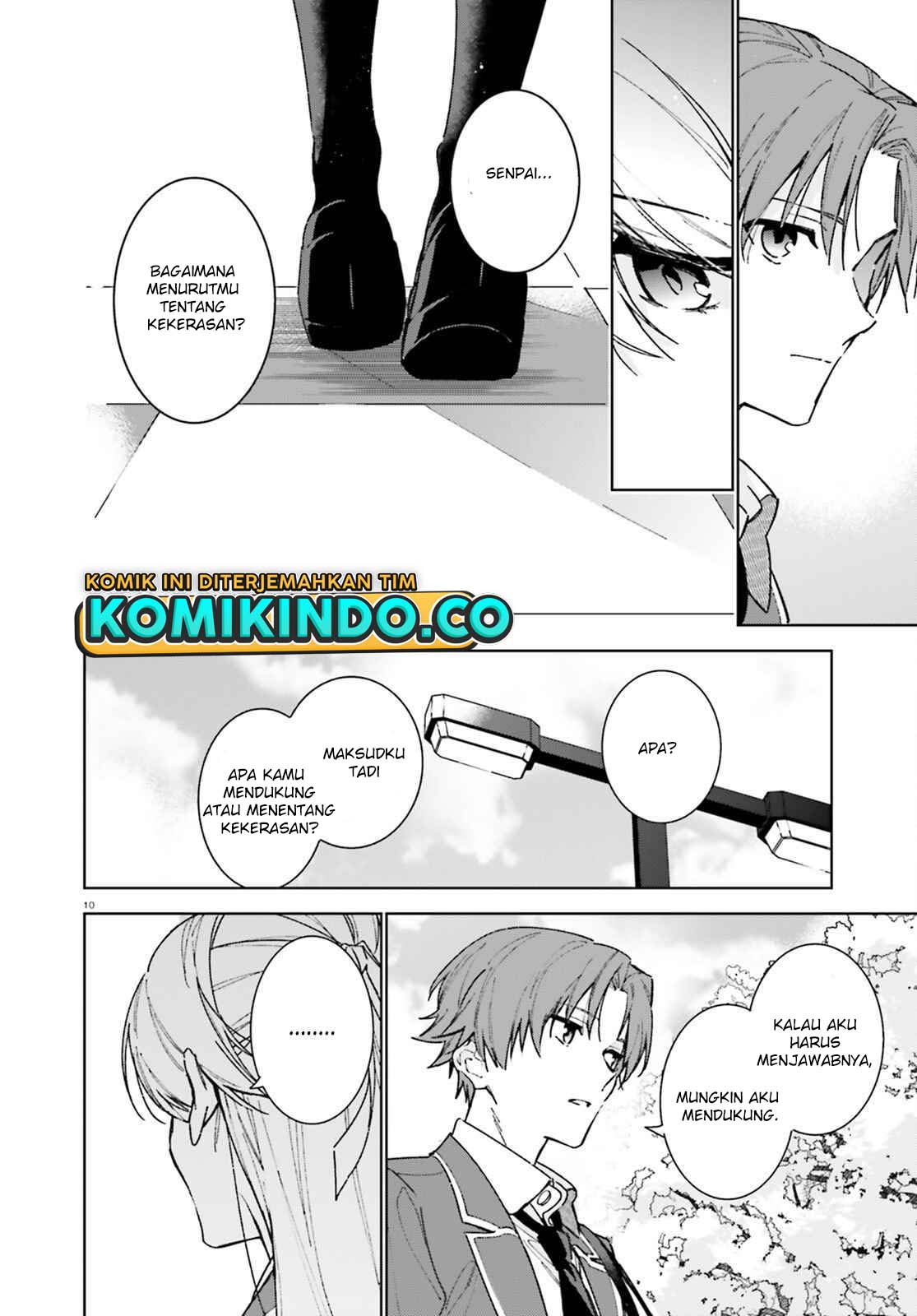 Youkoso Jitsuryoku Shijou Shugi no Kyoushitsu e: 2-nensei-hen Chapter 06 Bahasa Indonesia