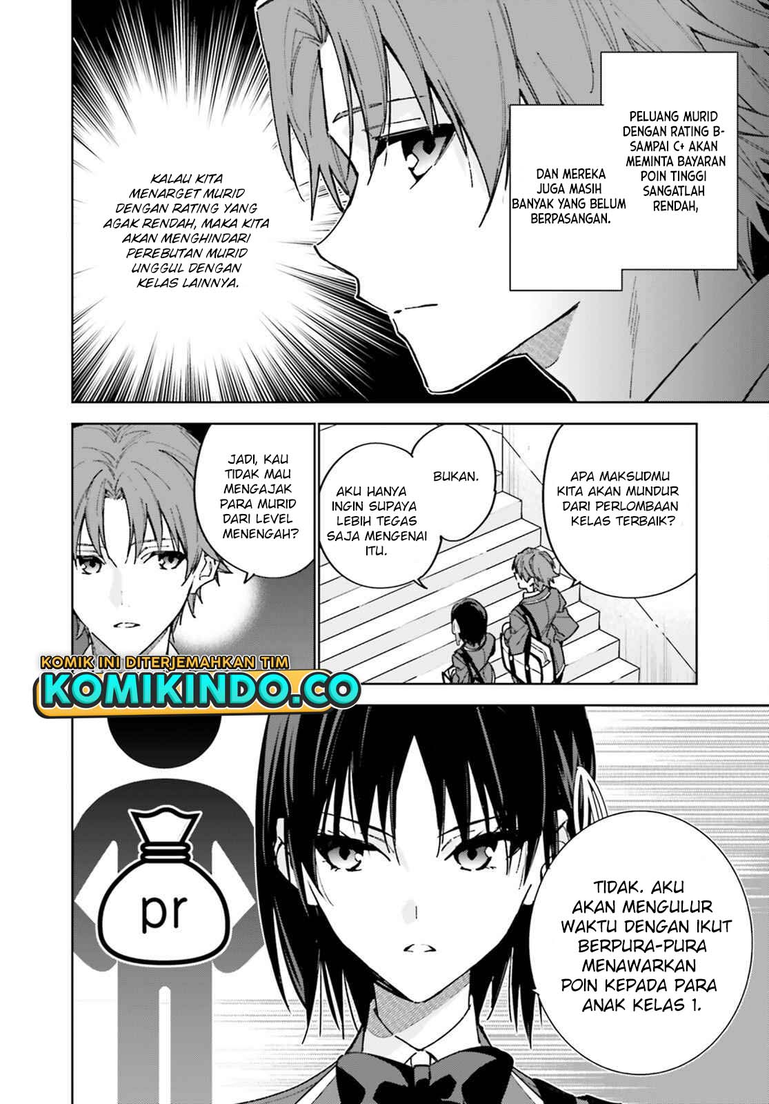 Youkoso Jitsuryoku Shijou Shugi no Kyoushitsu e: 2-nensei-hen Chapter 06 Bahasa Indonesia