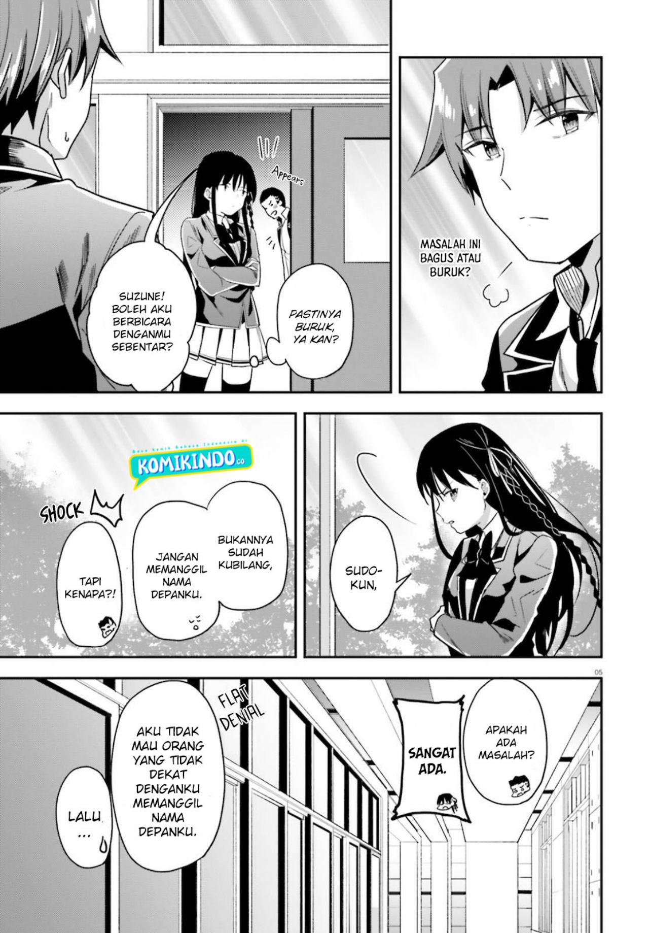 Youkoso Jitsuryoku Shijou Shugi no Kyoushitsu e chapter 59