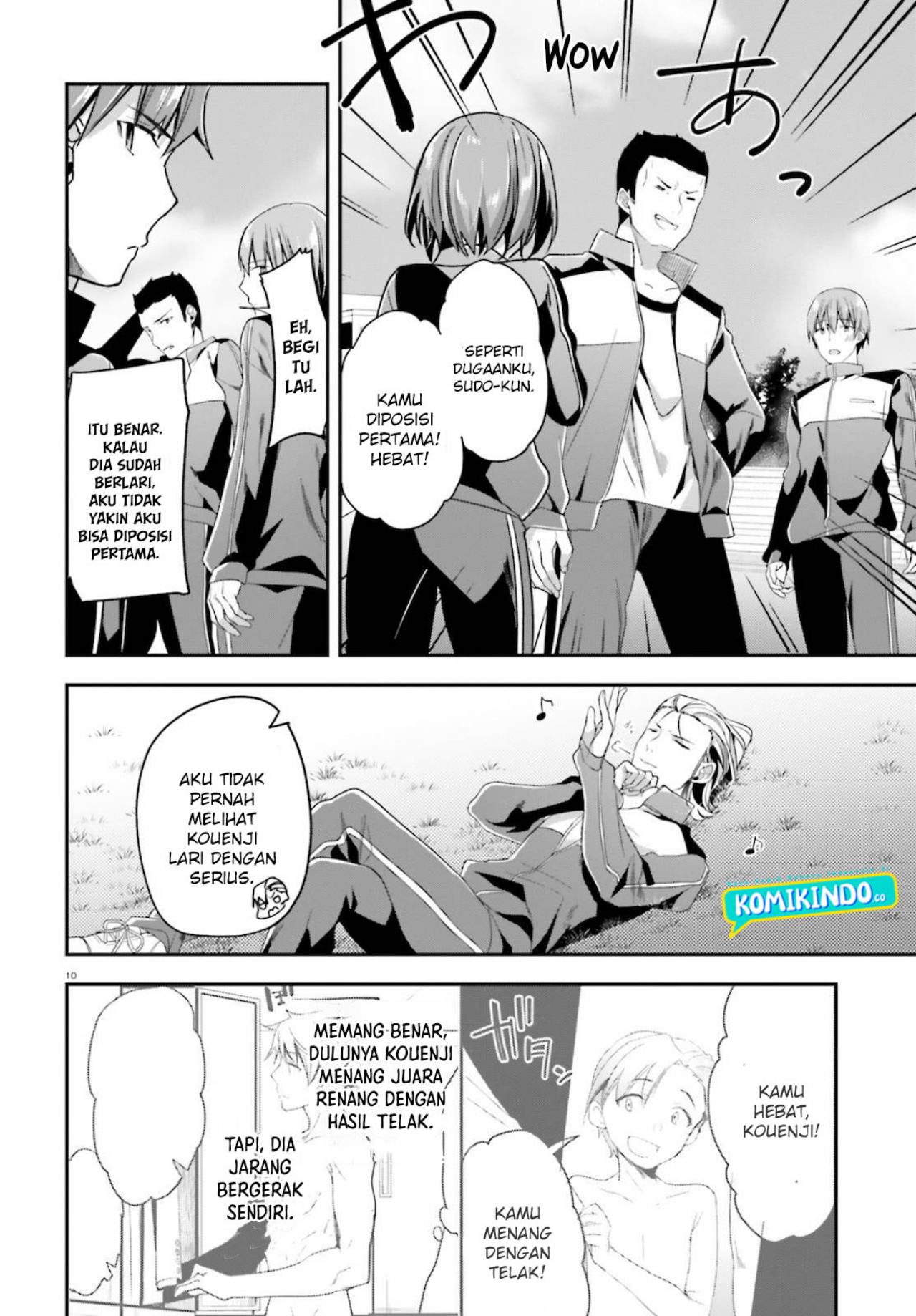 Youkoso Jitsuryoku Shijou Shugi no Kyoushitsu e chapter 59