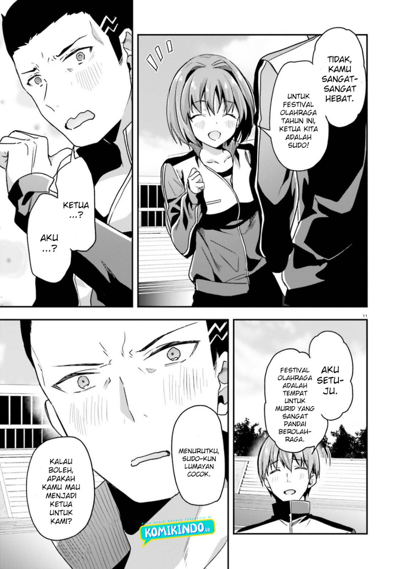 Youkoso Jitsuryoku Shijou Shugi no Kyoushitsu e chapter 59