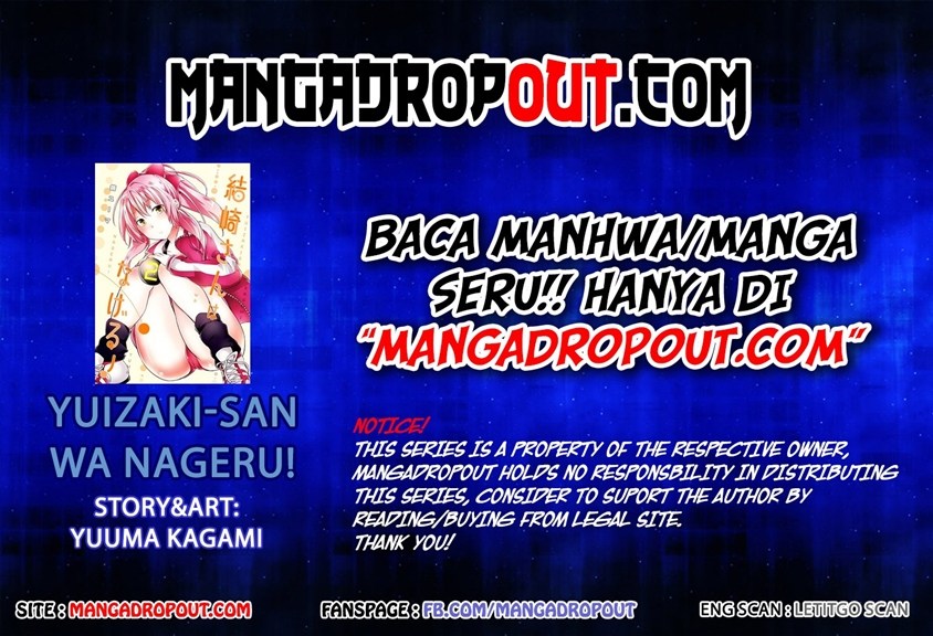 Yuizaki-san wa Nageru! Chapter 11 Bahasa Indonesia