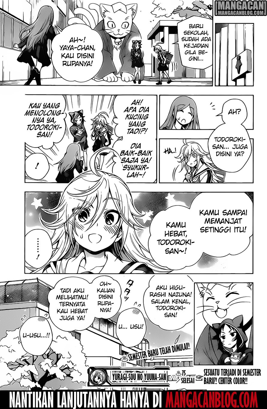 Yuragisou no Yuuna-san Chapter 75 Bahasa Indonesia